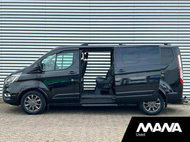 Ford TRANSIT CUSTOM Tourneo 320 2.0TDCI L2H1 185PK DC automaat Leer Trekhaak 2x Schuifdeur