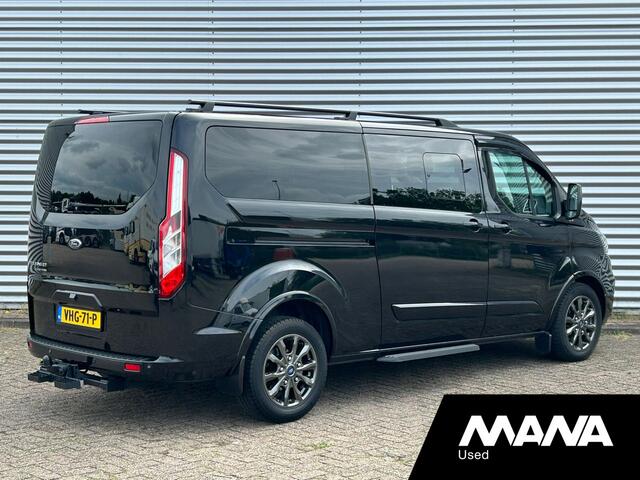 Ford TRANSIT CUSTOM Tourneo 320 2.0TDCI L2H1 185PK DC automaat Leer Trekhaak 2x Schuifdeur