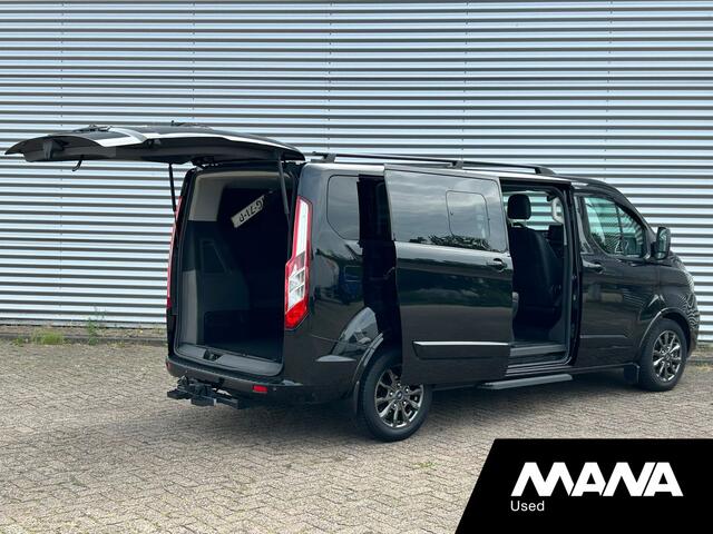 Ford TRANSIT CUSTOM Tourneo 320 2.0TDCI L2H1 185PK DC automaat Leer Trekhaak 2x Schuifdeur