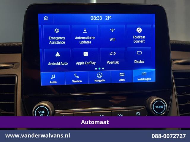 Ford TRANSIT CUSTOM 2.0 TDCI 131pk Automaat L1H1 Euro6 Airco | Camera | Navigatie | LED | Apple Carplay | LM velgen Android Auto, Cruisecontrol, Parkeersensoren, Stoelverwarming, Verwarmde voorruit