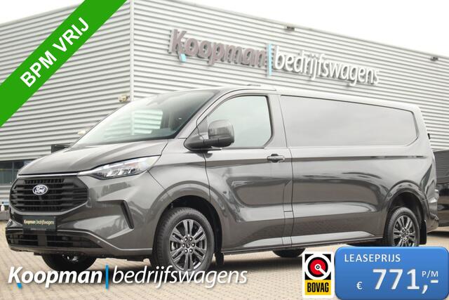Ford TRANSIT CUSTOM 320 2.0TDCI 170pk L2H1 Limited | Automaat | LED | Adaptive cruise | Sync 4 13" | BLIS | Keyless | Camera | LMV | Lease 771,- p/m