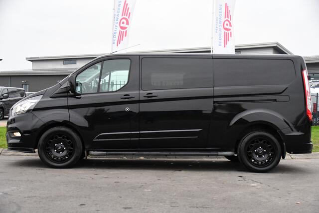Ford TRANSIT CUSTOM 300 2.0 TDCI L2H1 Black Edition DC Limited Camera, Cruise, Carplay, Automaat, LED, Multimedia, Sensoren, 170PK, UNIEK!