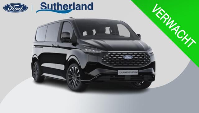 Ford TRANSIT CUSTOM Tourneo 340 2.5 PHEV L2H1 Titanium X | 233pk | Incl. BTW/BPM Rijklaar | Handsfree elektrische dubbele zijschuifdeuren | Inklapbare trekhaak | Tourneo Luxury Pack | Verwarmbaar stuurwiel