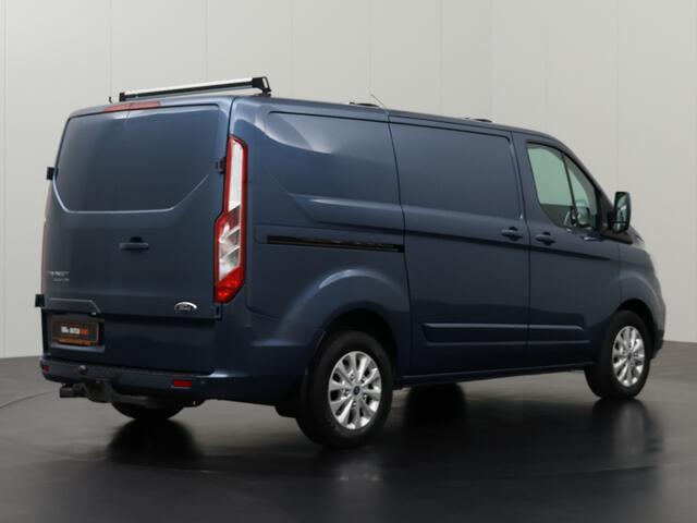 Ford TRANSIT CUSTOM 2.0TDCi 170PK Automaat Limited | Dakdraagsysteem | Navigatie | Camera | Airco | Trekhaak | Cruise | 3-Persoons