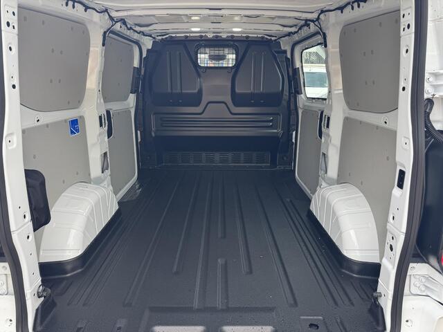 Ford TRANSIT CUSTOM e-Transit 320 L1 Limited/Titanium Elektrisch | SCI | Ford Voorraad | 65kWh 218pk | Frozen White | Dubbele zijschuifdeur | Ruit in laadschot | Ruit in rechter zijschuifdeur| Verwarmbare passagiersstoel (8-weg verstelbaar) | Inklapbare trekhaak | Centrale 
