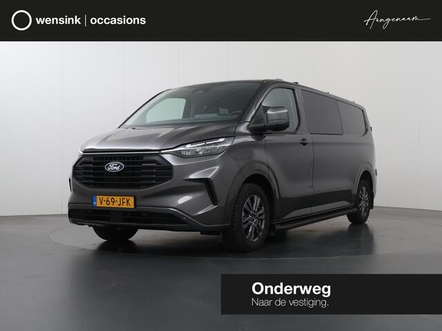 Ford TRANSIT CUSTOM 300 | 2.0 TDCI | Aut. | Limited | DC | 6-zits | LM Velgen | Navigatie | Adaptive Cruise Control | Treeplanken | Trekhaak | Parkeercamera |