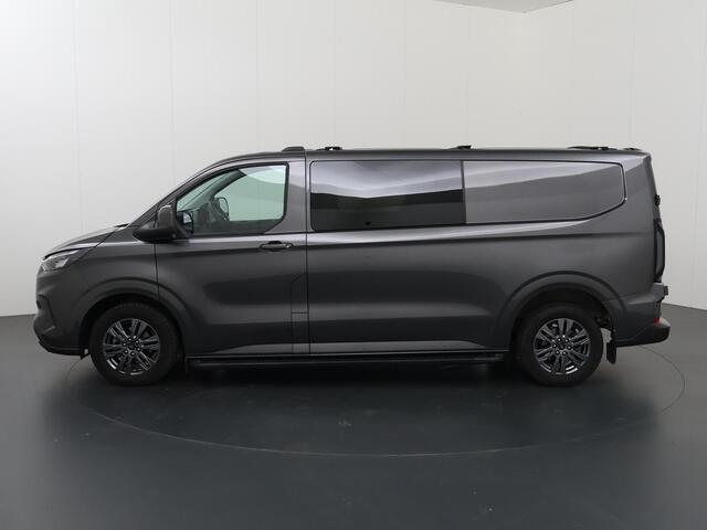 Ford TRANSIT CUSTOM 300 | 2.0 TDCI | Aut. | Limited | DC | 6-zits | LM Velgen | Navigatie | Adaptive Cruise Control | Treeplanken | Trekhaak | Parkeercamera |