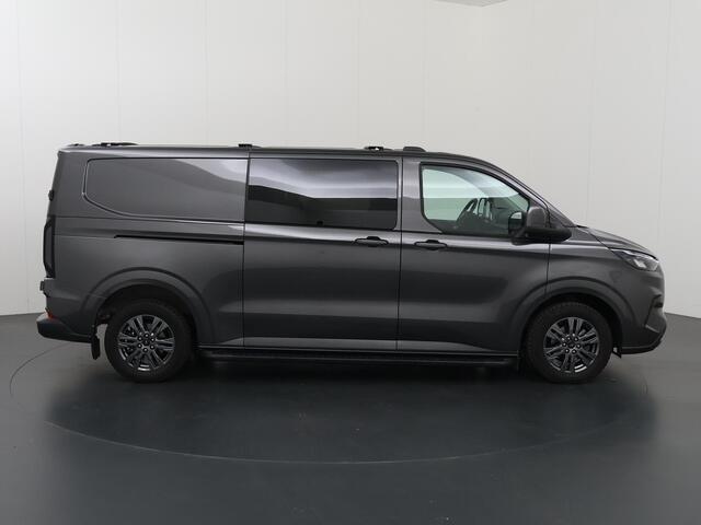 Ford TRANSIT CUSTOM 300 | 2.0 TDCI | Aut. | Limited | DC | 6-zits | LM Velgen | Navigatie | Adaptive Cruise Control | Treeplanken | Trekhaak | Parkeercamera |
