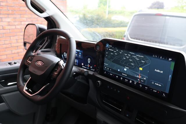 Ford TRANSIT CUSTOM 320 2.0 TDCI 170PK L2H1 DC LIMITED | L+R Schuifdeur | Dubbel Cabine | ACC | Blind Spot | Navigatie | Camera | CarPlay | Lane Assist | Raptor Edition | Trekhaak | 6-Zitter | Verlengde fabrieksgarantie tot 09-2029