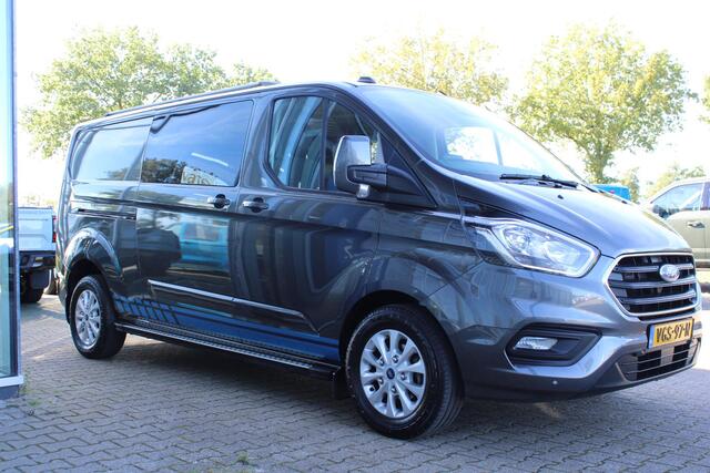 Ford TRANSIT CUSTOM 300 2.0 TDCI L2H1 Limited DC | Zeer Netjes! | Goed Onderhouden | Trekhaak | Dubbele Cabine | Cruise Control | Navigatie |
