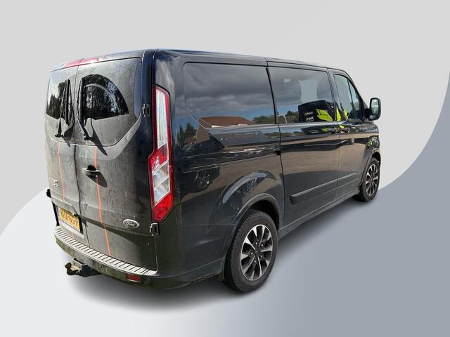 Ford TRANSIT CUSTOM 320 2.0 TDCI L1H1 Sport DC 185pk Automaat | Dubbele Cabine | Winter Pack | Trekhaak | Bi-Xenon | Navigatie |