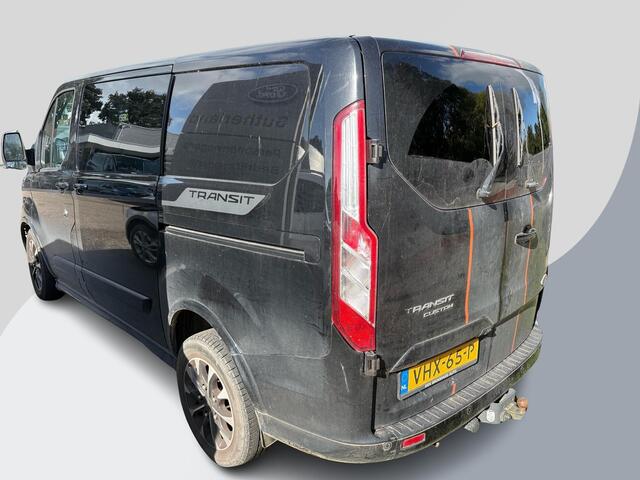Ford TRANSIT CUSTOM 320 2.0 TDCI L1H1 Sport DC 185pk Automaat | Dubbele Cabine | Winter Pack | Trekhaak | Bi-Xenon | Navigatie |