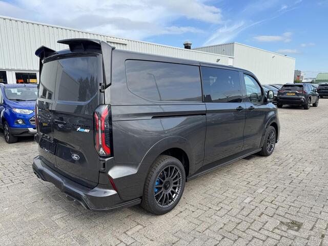 Ford TRANSIT CUSTOM 320 2.5 PHEV L2H1 MS-RT DC 233pk | | Dubbele Cabine | Dubbele zijschuifdeur | Inklapbare trekhaak | Navigatie systeem | Adaptieve LED koplampen met verblindingsvrij grootlicht | Bekleding zijwand en achterdeuren (volledig)