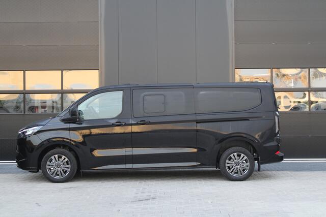 Ford TRANSIT CUSTOM 320 2.5 PHEV L2H1 Limited 232pk 8 Zits - 2x Schuif - Adaptive Cruise - Klimaat achterin - Keyless - Stoel/Stuurverwarming - Excl BTW - Rijklaar