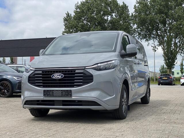 Ford TRANSIT CUSTOM 320 2.5 PHEV L2H1 Limited DC 233pk | Zuid | Dubbele Cabine | Dubbele zijschuifdeur | 12-weg verstel- en verwarmbare AGR Stoelen | Inklapbare trekhaak | 17 inch lichtmetalen velgen | Driver Assistance Pack Premium | Verwarmbaar stuurwiel | Bekleding zijwa