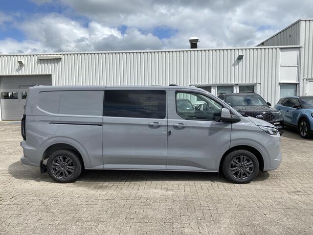 Ford TRANSIT CUSTOM 320 2.5 PHEV L2H1 Limited DC 233pk | Zuid | Dubbele Cabine | Dubbele zijschuifdeur | 12-weg verstel- en verwarmbare AGR Stoelen | Inklapbare trekhaak | 17 inch lichtmetalen velgen | Driver Assistance Pack Premium | Verwarmbaar stuurwiel | Bekleding zijwa