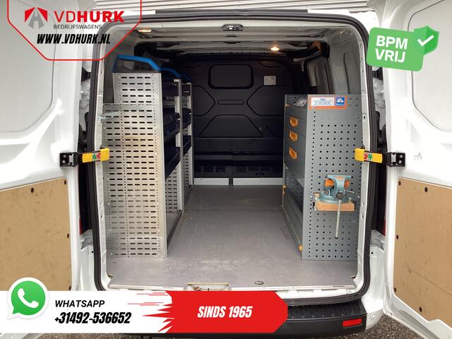 Ford TRANSIT CUSTOM 340 130 pk PHEV Trend BPM VRIJ! Plug-In/ Inrichting/ Carplay/ Stoelverw./ Cruise/ Camera/ PDC/ Airco Klaar voor publicatie 08-10