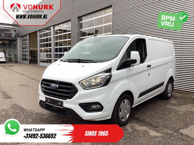 Ford TRANSIT CUSTOM 340 130 pk PHEV Trend BPM VRIJ! Plug-In/ Inrichting/ Carplay/ Stoelverw./ Cruise/ Camera/ PDC/ Airco Klaar voor publicatie 08-10