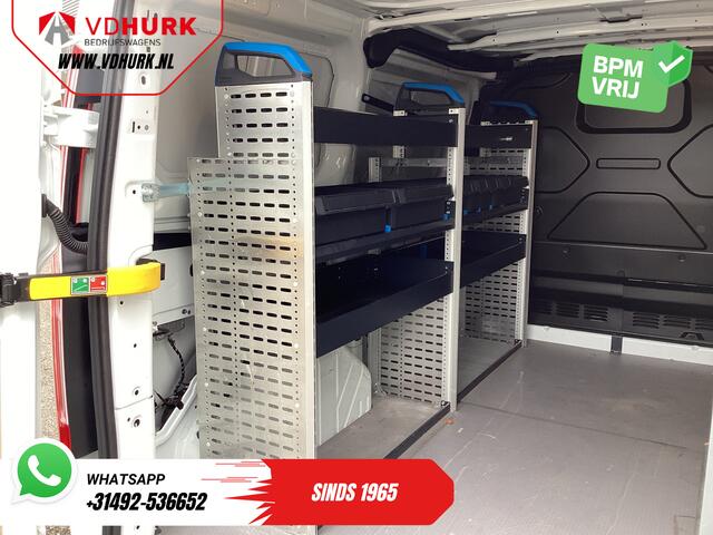 Ford TRANSIT CUSTOM 340 130 pk PHEV Trend BPM VRIJ! Plug-In/ Inrichting/ Carplay/ Stoelverw./ Cruise/ Camera/ PDC/ Airco Klaar voor publicatie 08-10