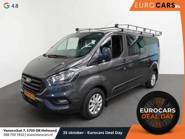 Ford TRANSIT CUSTOM 130pk Automaat L2H1 Trend Dubbele cabine Navigatie Cruise control Camera Parkeersensoren Imperiaal Airco Trekhaak