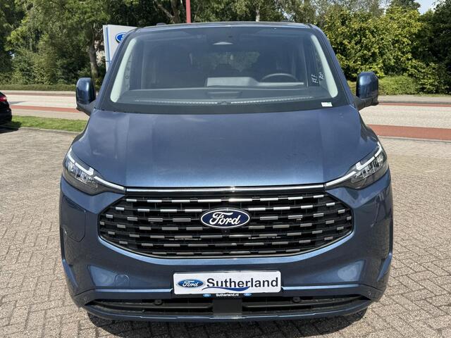 Ford TRANSIT CUSTOM Tourneo 340 2.5 PHEV L2H1 Titanium X | 233pk | Incl. BTW/BPM Rijklaar | Handsfree elektrische dubbele zijschuifdeuren | Inklapbare trekhaak | Tourneo Luxury Pack | Verwarmbaar stuurwiel