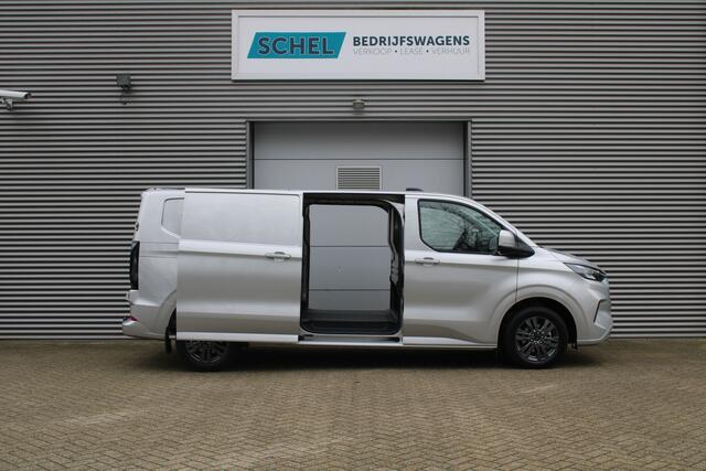Ford TRANSIT CUSTOM 320 2.0 TDCI L2H1 Limited 170pk - 1+1 Stoelopstelling - 2x Schuifdeur - Adaptive Cruise - Verwarmd stuur - Blind spot - Navigatie - Camera - Draadloos laden - Rijklaar