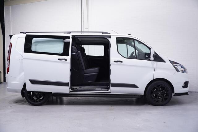 Ford TRANSIT CUSTOM 2.0 TDCi 130 pk Dubbel Cabine Edition Navi Camera, RAPTOR Grille, 18" LMV, Treeplanken, Spoiler Pack, 6-Zits