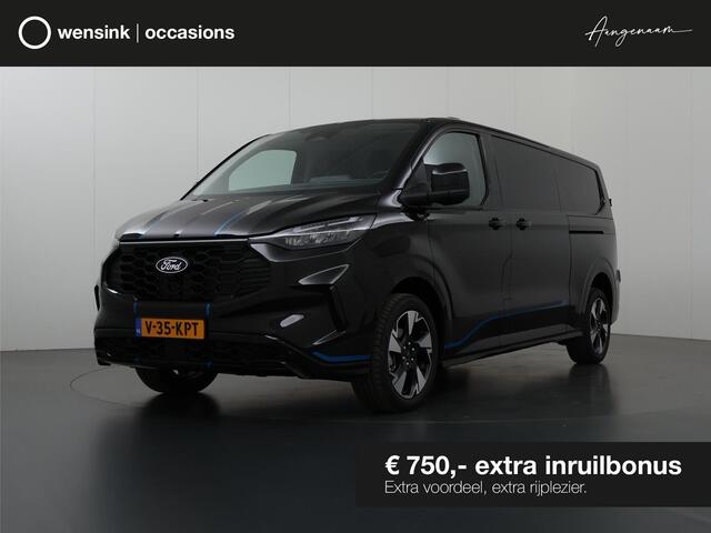 Ford TRANSIT CUSTOM 300 2.0 TDCI 170 PK L2 H1 SPORT | Aut. | AUTOMAAT | 2X ZIJSCHUIFDEUR | BLIND SPOT | STOELVERWARMING | STUURWIELVERWARMING | KEYLESS GO | ADAPTIEVE CRUISE CONTROL | 19" VELGEN | NAVIGATIE | CARPLAY | ANDROID AUTO | NIEUW