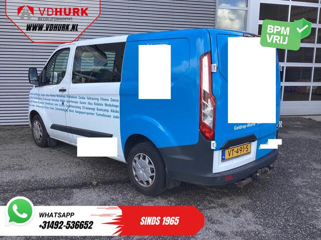 Ford TRANSIT CUSTOM 2.2 TDCI Trend DC Dubbel Cabine EXPORT 6 Pers./ Navi/ Camera/ Cruise/ Airco / PDC V+A/ Trekhaak