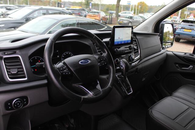 Ford TRANSIT CUSTOM 300 2.0 TDCI L2H1 Limited / Trekhaak / Camera / Leder / 2x Zijschuifdeur / Xenon / Dodehoek / 16'' / Navigatie / Dodehoek / Cruise Control