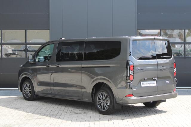 Ford TRANSIT CUSTOM 320 2.5 PHEV L2H1 Limited 232pk 8 Zits - 2x Schuif - Adaptive Cruise - Klimaat achterin - Keyless - Stoel/Stuurverwarming - Excl BTW - Rijklaar