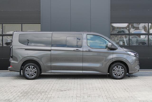 Ford TRANSIT CUSTOM 320 2.5 PHEV L2H1 Limited 232pk 8 Zits - 2x Schuif - Adaptive Cruise - Klimaat achterin - Keyless - Stoel/Stuurverwarming - Excl BTW - Rijklaar