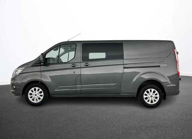 Ford TRANSIT CUSTOM 300 2.0 TDCI L2H1 Limited Dubbele Cabine Navi| Airco| 2 Schuifdeuren | Trekhaak| PDC| Carplay| DAB|