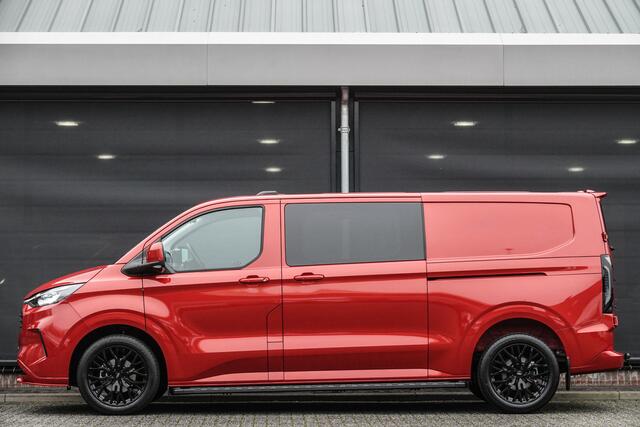 Ford TRANSIT CUSTOM L2H1 Dubbel Cabine 2.0Tdci 170Pk Aut. | Limited | 360° Camera | 2x Schuifdeur | Spoilerpack | 19" | Artisan Red