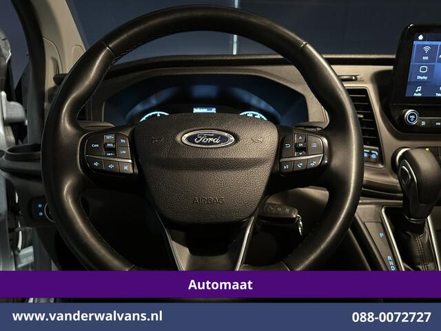 Ford TRANSIT CUSTOM 2.0 TDCI 130pk Automaat L2H1 Euro6 Airco | Apple Carplay | Android Auto | LED | Cruisecontrol Parkeersensoren, Verwarmde voorruit, Bijrijdersbank