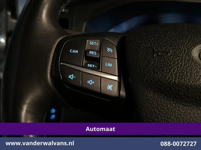 Ford TRANSIT CUSTOM 2.0 TDCI 130pk Automaat L2H1 Euro6 Airco | Apple Carplay | Android Auto | LED | Cruisecontrol Parkeersensoren, Verwarmde voorruit, Bijrijdersbank