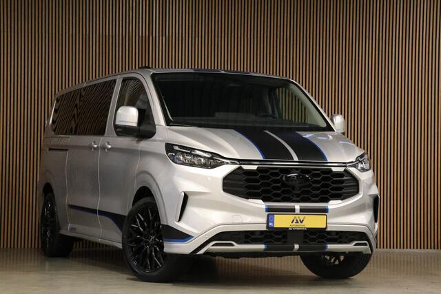Ford TRANSIT CUSTOM 300 2.0 TDCI L2H1 Sport 170 PK DC | Dubbel Cabine | 360 Camera | ACC | Blind Spot | Navigatie | Camera | CarPlay | Lane Assist | Elek. Trekhaak | 5-Zitter | BPM VRIJ | Verlengde fabrieksgarantie tot 11-2029