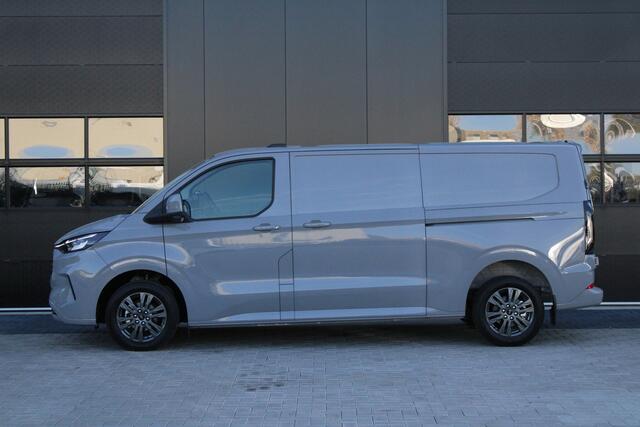 Ford TRANSIT CUSTOM 320 2.0 TDCI L2H1 Limited 170pk - 1+1 Stoelopstelling - 2x Schuifdeur - Adaptive Cruise - Verwarmd stuur - Blind spot - Navigatie - Camera - Draadloos laden - Rijklaar