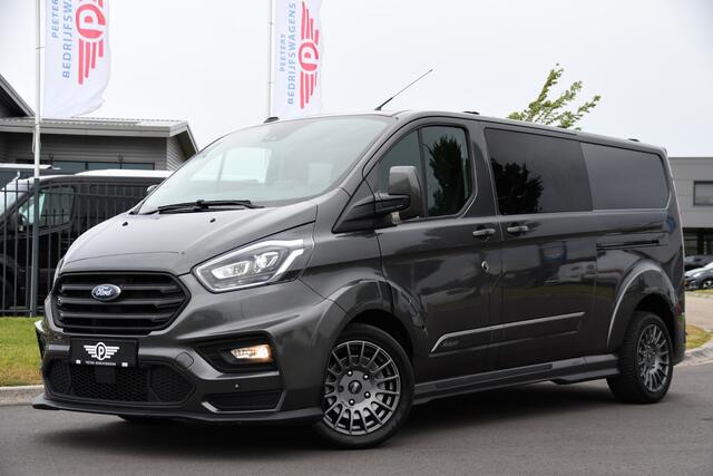 Ford TRANSIT CUSTOM 320 2.0 TDCI DC L2H1 MS-RT Adaptieve Cruise, Camera, 185PK, Carplay, Multimedia, Trekhaak, Automaat, 2 x Schuifdeur, UNIEK!