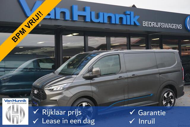 Ford TRANSIT CUSTOM 320S 170PK Sport AUT AWD BPM VRIJ!! ACC, Trekhaak, 360° Cam, 19" LM, 2x Elek. Schuifdeur!! NR. DJ01*