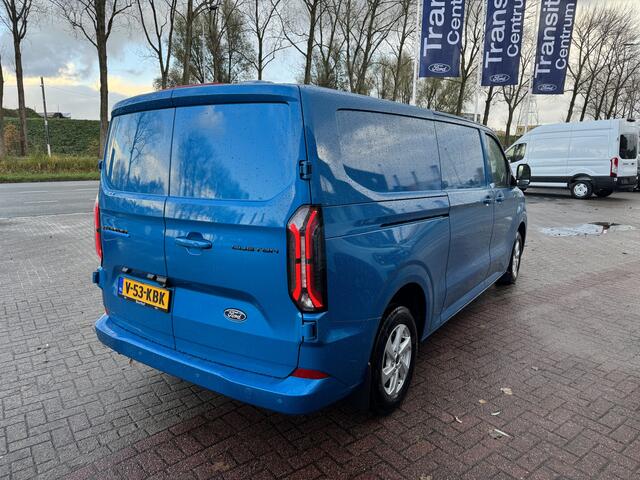 Ford TRANSIT CUSTOM E-Transit 340 L2H1 Limited 65 kWh | Trekhaak | Winter Pack | Camera | Adapt. Cruise | Apple Carplay & Android Auto |