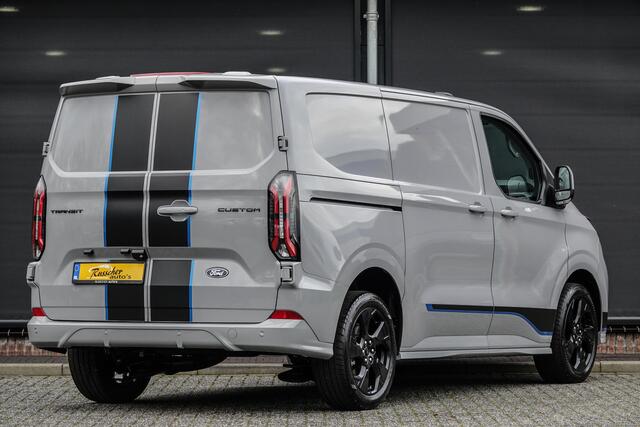 Ford TRANSIT CUSTOM L1H1 170Pk Aut. | Sport | 2xSchuifdeur | Achteruitrijcamera | 19'' Black | Grey Matter