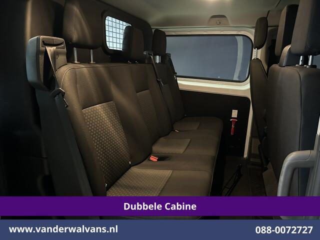 Ford TRANSIT CUSTOM 2.0 TDCI 131pk L2H1 Dubbele Cabine Euro6 Airco | 6-Zits | Navigatie | LED | Apple Carplay | Cruisecontrol Android Auto, Parkeersensoren, Stoelverwarming, Verwarmde voorruit, 2800kg trekvermogen