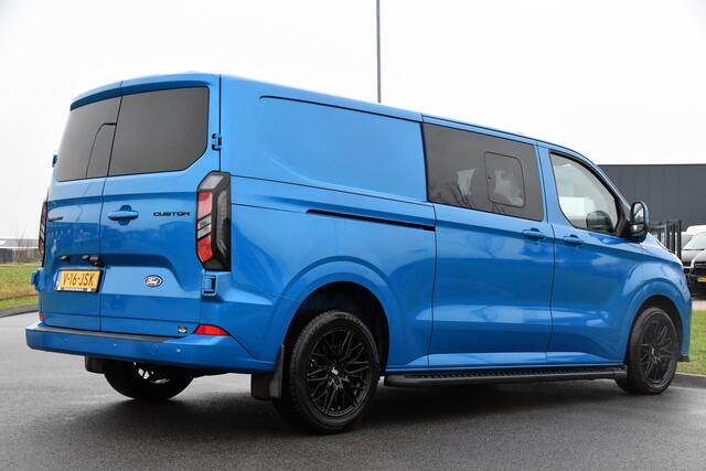 Ford TRANSIT CUSTOM 300 2.0 TDCI L2H1 Limited DC PB Edition Virtual, Cruise, Carplay, 2 x Schuifdeur, LED, 136pk, Automaat, Stuurverwarming, Stoelverwarming, Uniek!