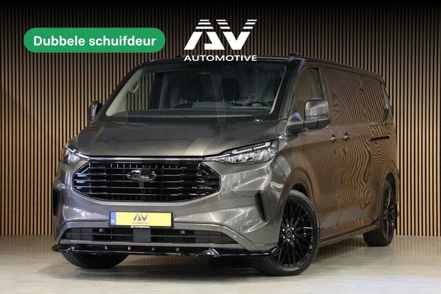 Ford TRANSIT CUSTOM 320 2.5 PHEV L2H1 Limited | Plug in Hybride | L+R Schuifdeur | CarPlay | Camera | Stoelverwarming | Stuurwielverwarming | Raptor Edition | Trekhaak | 3-Zitter | Verlengde fabrieksgarantie tot 09-2030