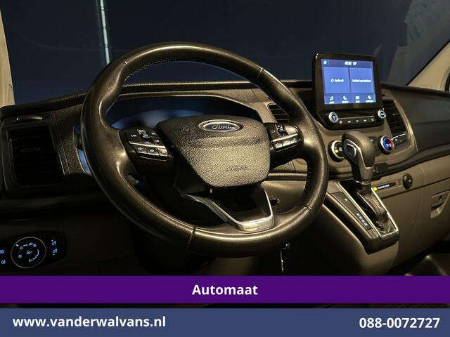 Ford TRANSIT CUSTOM 2.0 TDCI 131pk Automaat L2H1 Euro6 Airco | Camera | Cruisecontrol | Apple Carplay Android auto, Parkeersensoren, verwarmde voorruit, LED, Bijrijdersbank, Trekhaak