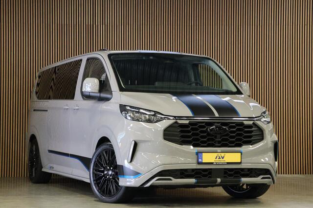 Ford TRANSIT CUSTOM 300 2.0 TDCI L2H1 Sport 170 PK DC | Dubbel Cabine | 360 Camera | ACC | Blind Spot | Navigatie | Camera | CarPlay | Lane Assist | Elek. Trekhaak | 5-Zitter | BPM VRIJ | Verlengde fabrieksgarantie tot 12-2029