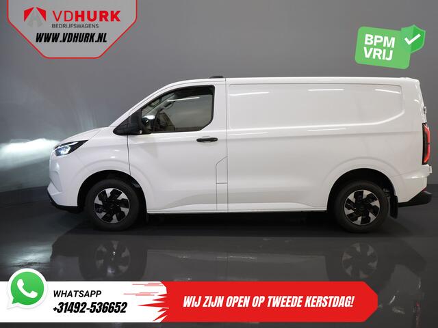 Ford TRANSIT CUSTOM E-Transit 320 Trend 65 kWh 330 km WLTP LED/ Snellader/ 2.3t Trekverm./ Stuurverw./ Stoelverw./ Carplay/ Climate/ Camera/ PDC/ Cruise