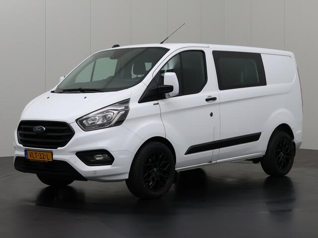Ford TRANSIT CUSTOM 2.0TDCI Dubbele Cabine | 6-Persoons | Airco | Cruise | Trekhaak | Betimmering