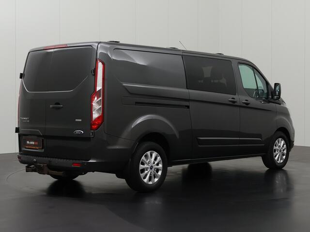 Ford TRANSIT CUSTOM 2.0TDI 130PK Lang Dubbele Cabine Limited | 2xSchuifdeur | 6-Persoons | Airco | Cruise | Dakdraagsysteem